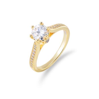 925 Sterling Silver Diamond Wedding Engagement Ring