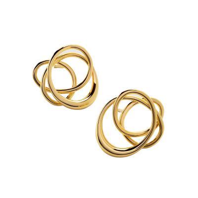 925 Sterling Silver Nura Wrap Stud Earrings 