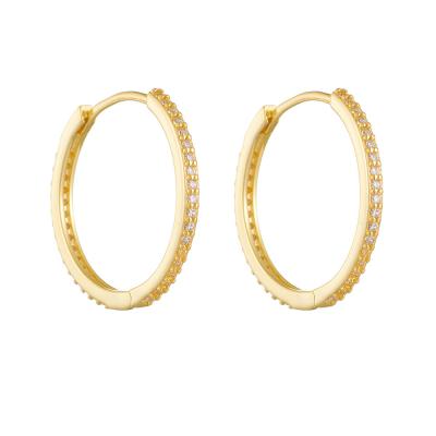 CZ Hoop Earring 