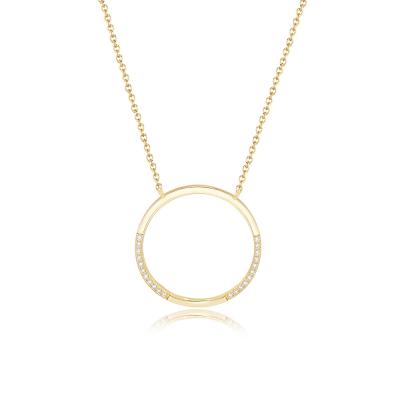 Circle Zircon Necklace
