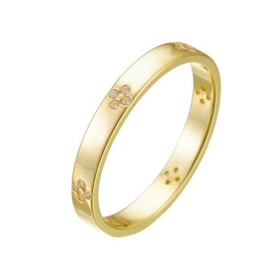 Clover Sterling Silver Ring