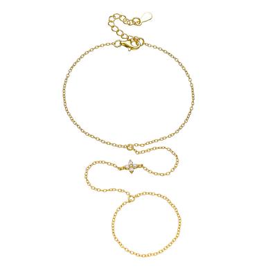Connected Ring Bracelet