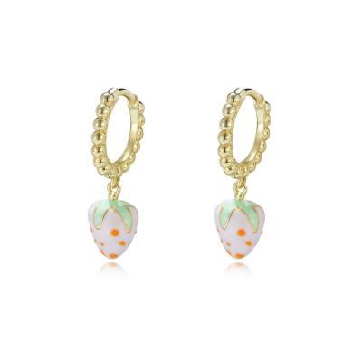 Enamel Dangle Earring