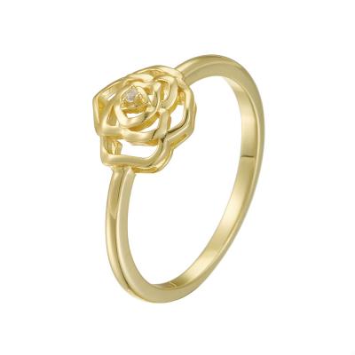 Flower Engagement Ring
