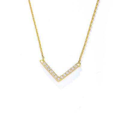 Letter V Necklace
