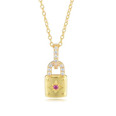 Lock Shape Nekclace