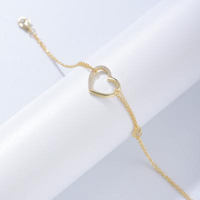 Love Heart Zircon Bracelet