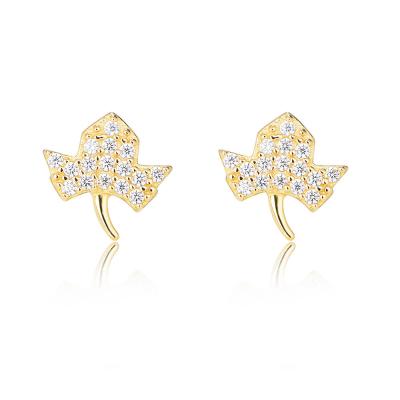 Maple Leaf Studs Earrings