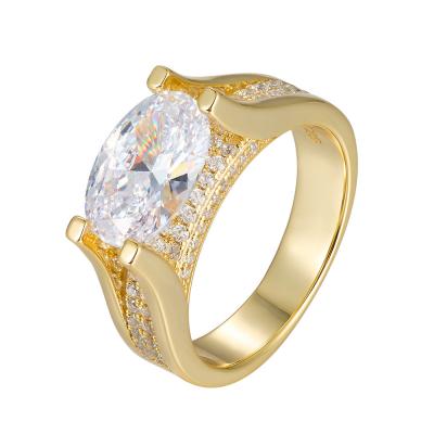 Oval Shape Zircon Ring