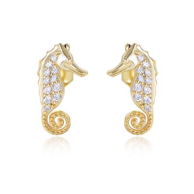 Seahorse Stud Earring