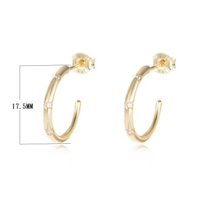 Sprinkled Stone Hoop