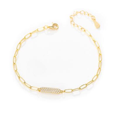 Zirconia Charm Bracelet